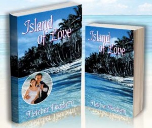 Win a free plain paperback personalized romance novel like "Island of Love" which is set in Tahiti.
